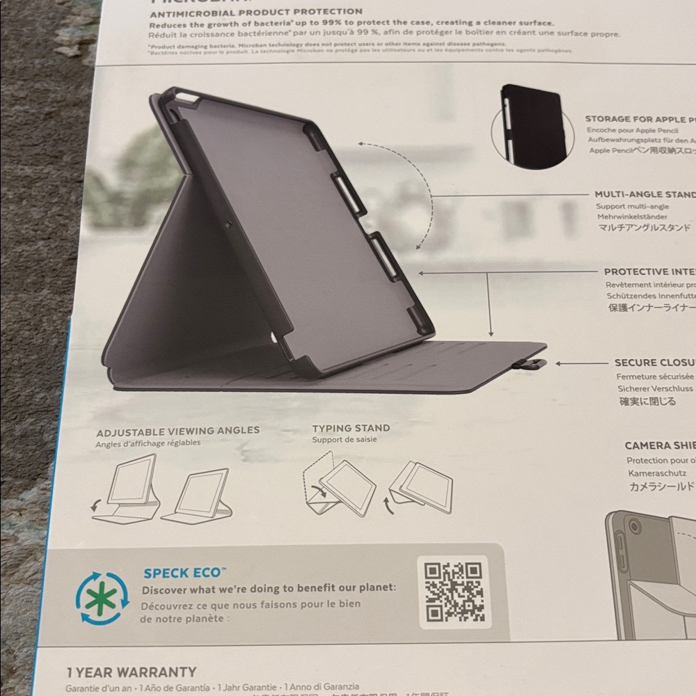 Speck Black Balance Folio for iPad 10.2” (2019-2021) - Picture 5 of 8